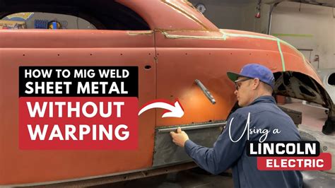 welding sheet metal without warping|mig welding sheet metal basics.